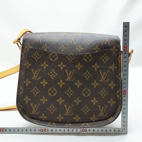 Authentic Louis Vuitton Saint Cloud GM Brown Monogram Shoulder Bag mn600-121325 - Picture 2 of 16